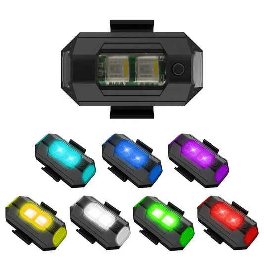 X3 Luces Strober RGB 7 Colores LumiFly®